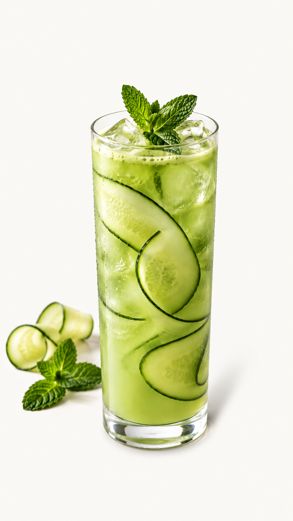 Cucumber Mint Matcha Refresher
