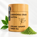 Organic Ceremonial Matcha 40g · Bamboo Box