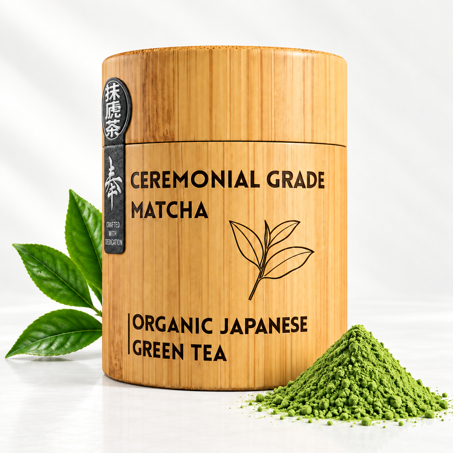 Organic Ceremonial Matcha 40g · Bamboo Box
